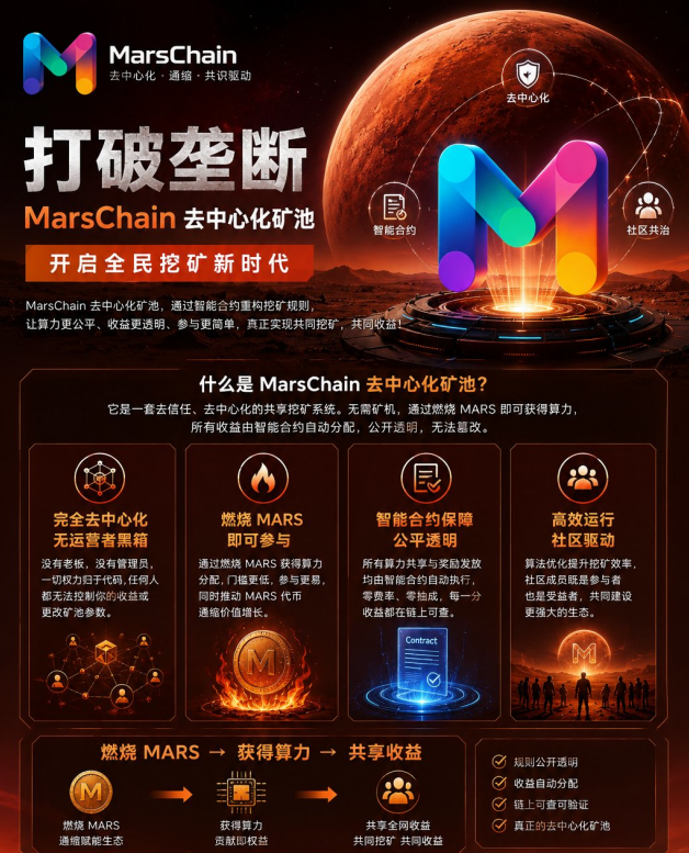 MarsChain 去中心化kuang池